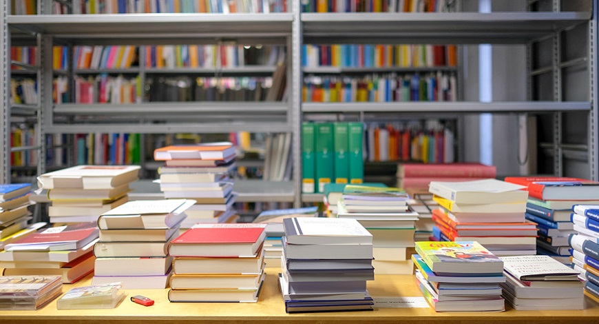 Arbeitsbereich der Inhaltserschließung in der Deutschen Nationalbibliothek in Frankfurt am Main